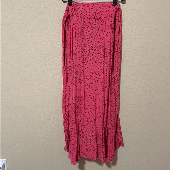 Ganni Skirt in Vibrant Pink with Black Accents 34 european - Picture 6 of 7